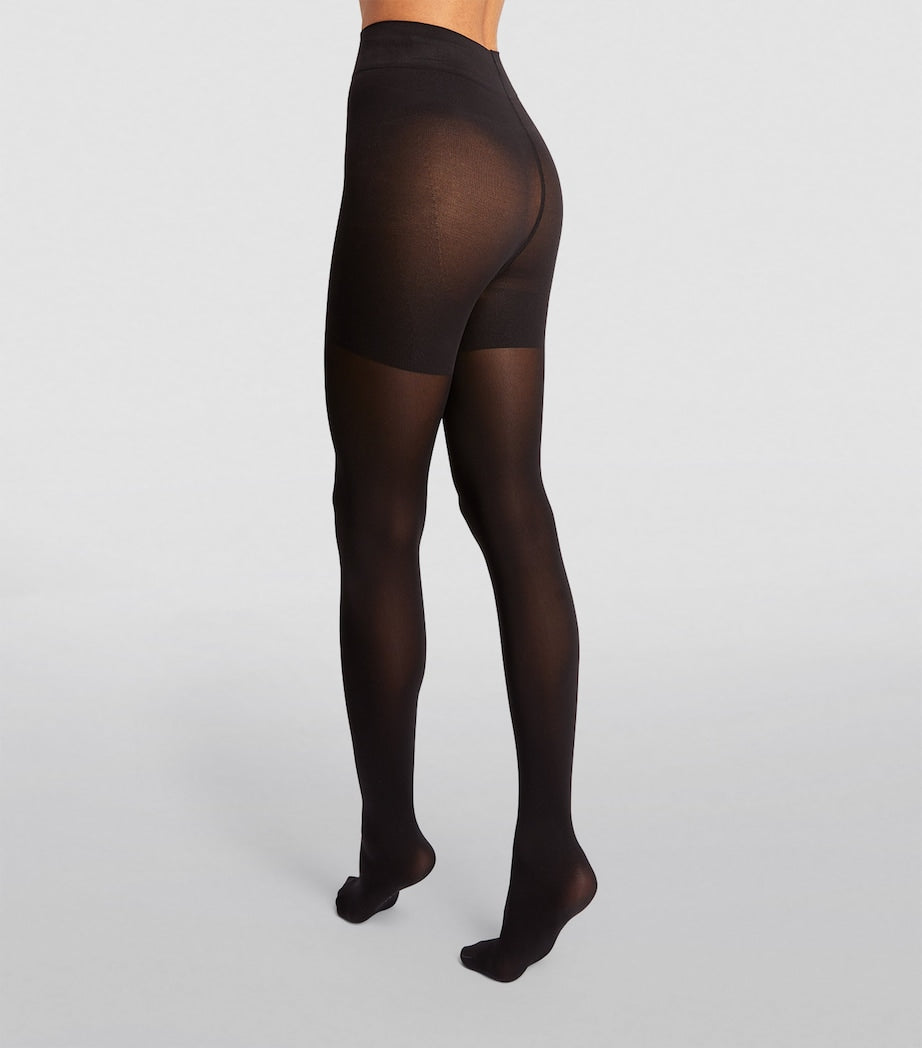 Black Tummy 66 Control Top Tights