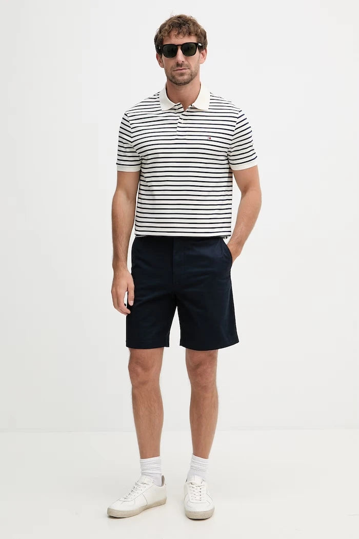 Tommy Hilfiger yakalı erkek pamuklu tişört