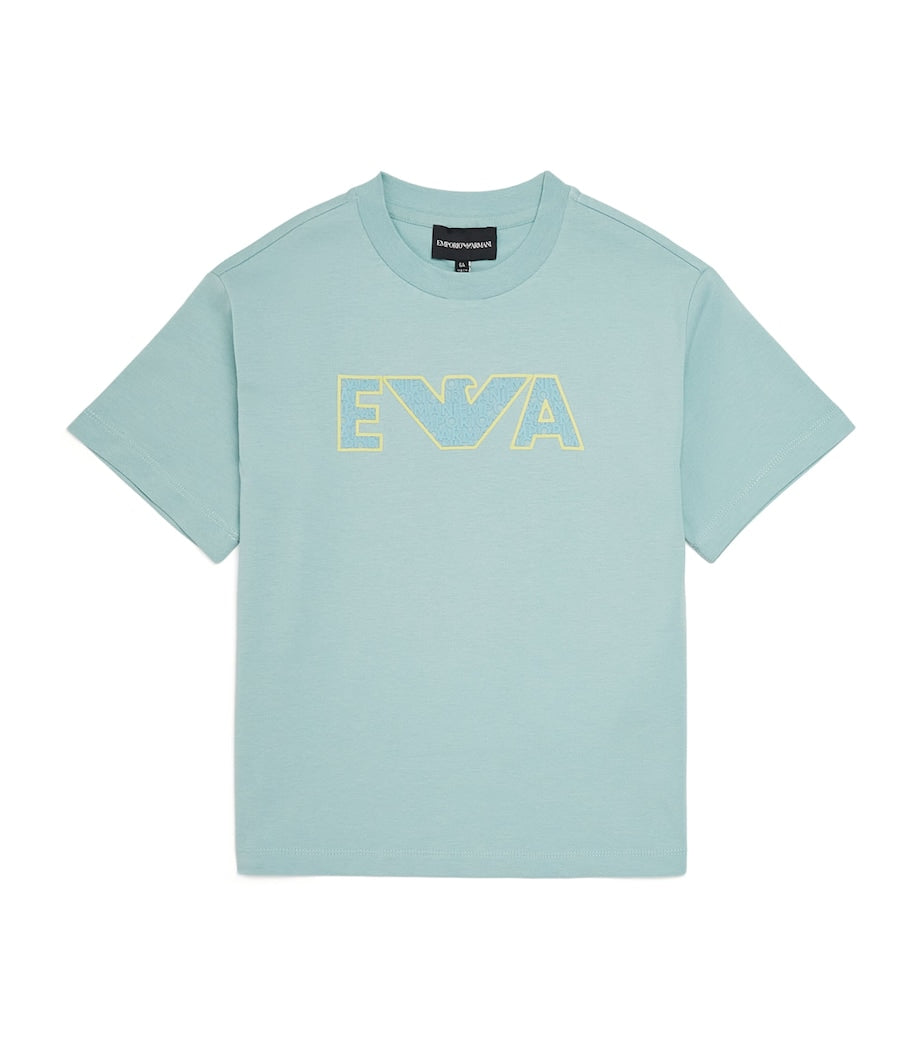 Emporio Armani Kids Cotton Logo T-Shirt (4-16 Years)