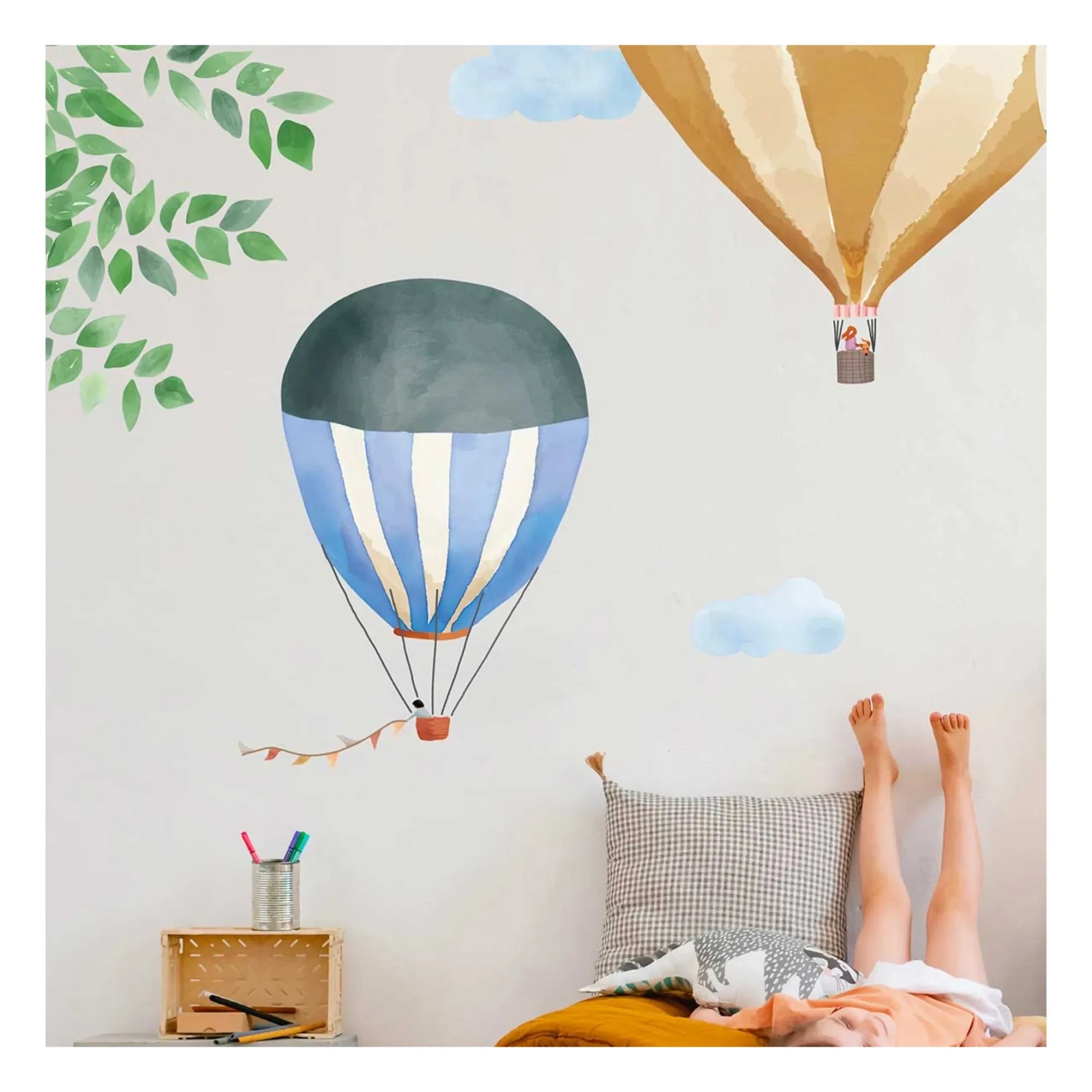 MIMI'lou - Watercolour Hot Air Balloon Sticker