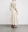 Taffeta Maple Midi Shirt Dress CREAM