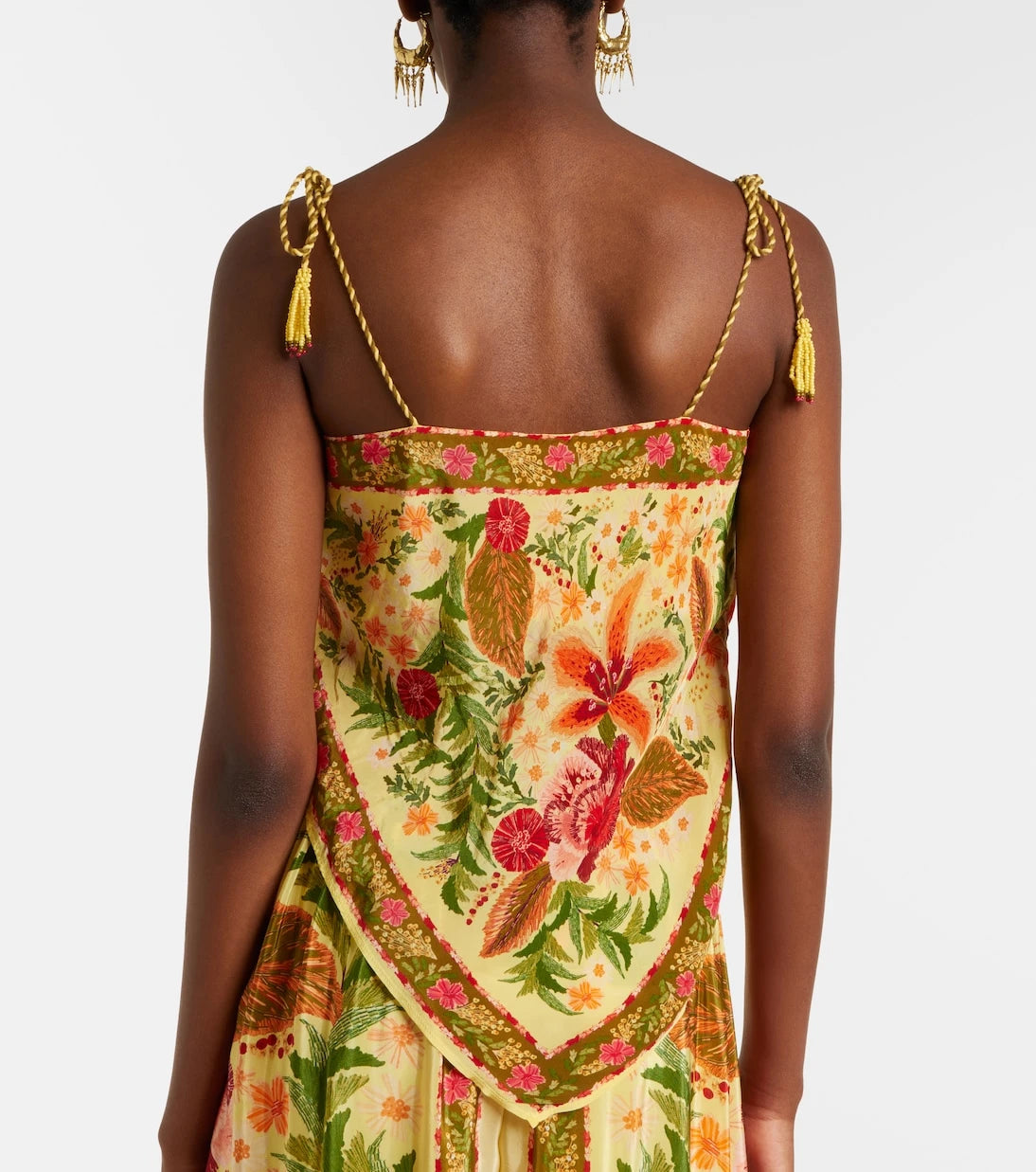 Farm Rio - Stitched Garden floral top