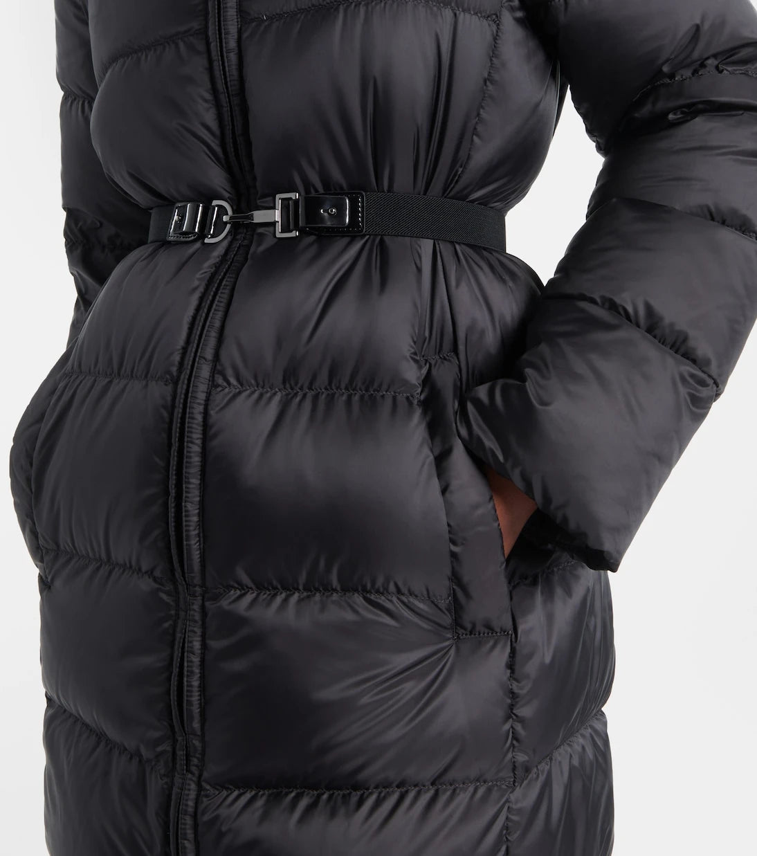 Max Mara - Belted quilted down coat