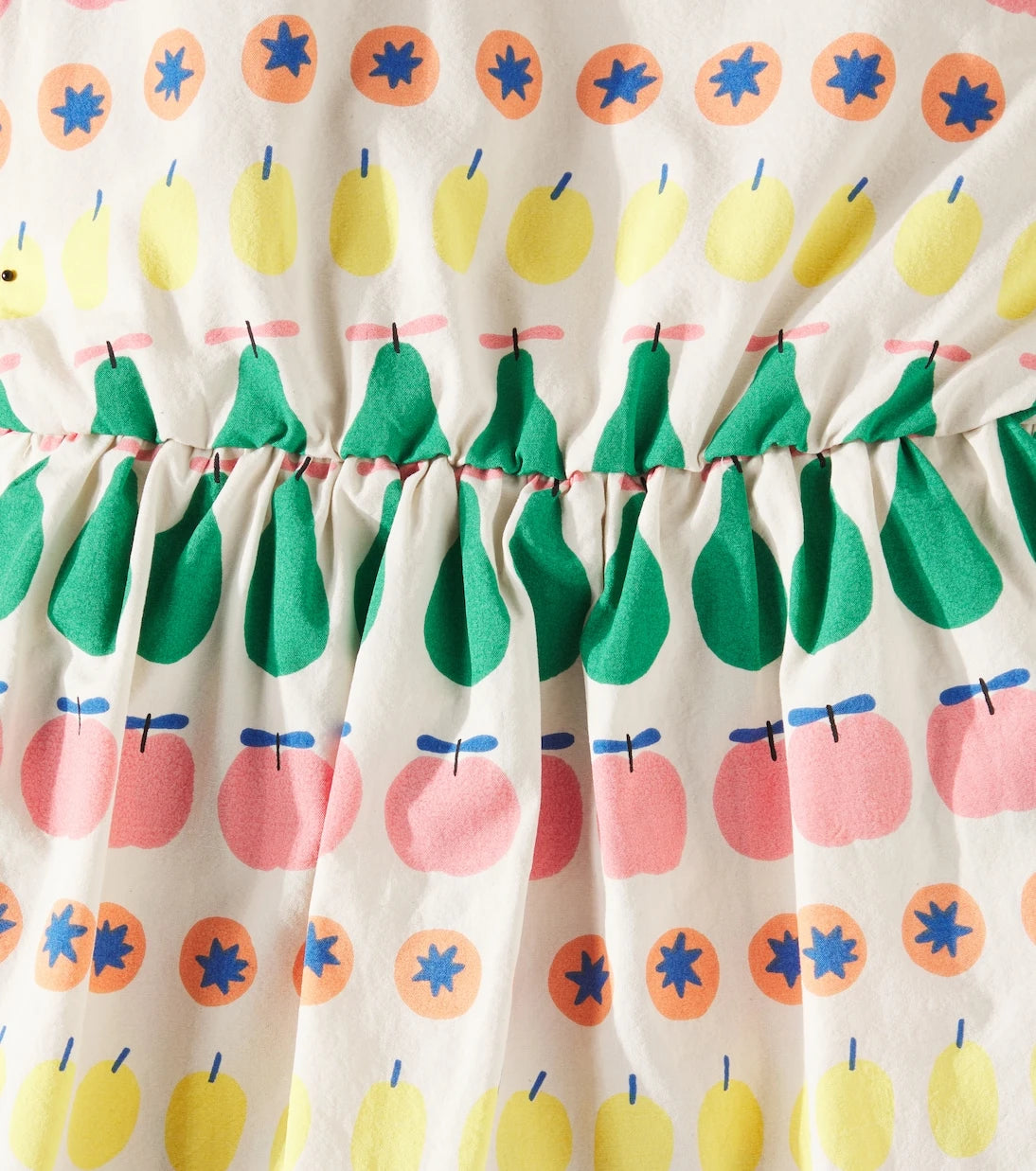 Jellymallow - فستان قطني بطبعة الفاكهة