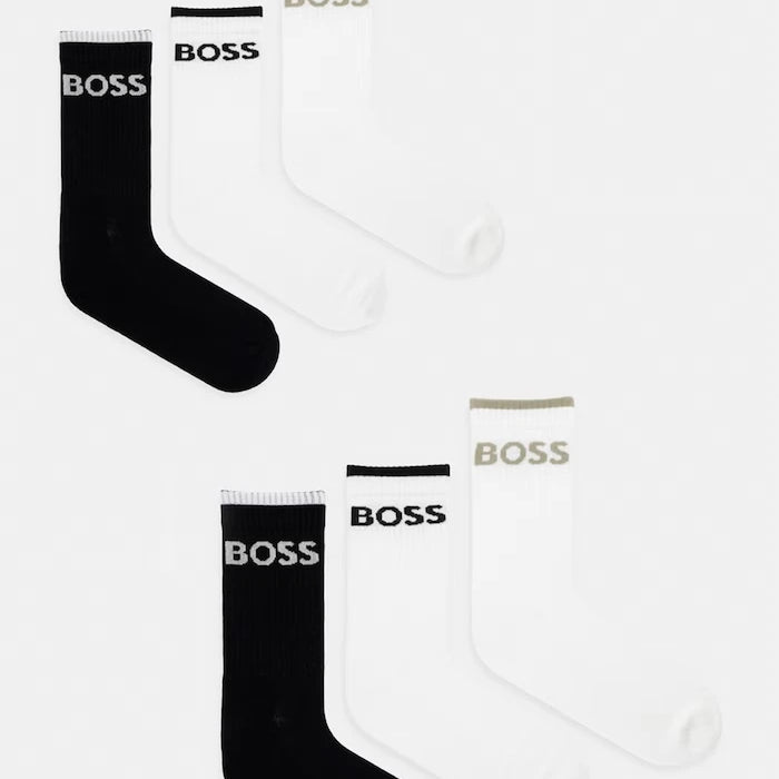 BOSS чорапи мъжки 6P QS Stripe CC 6 броя