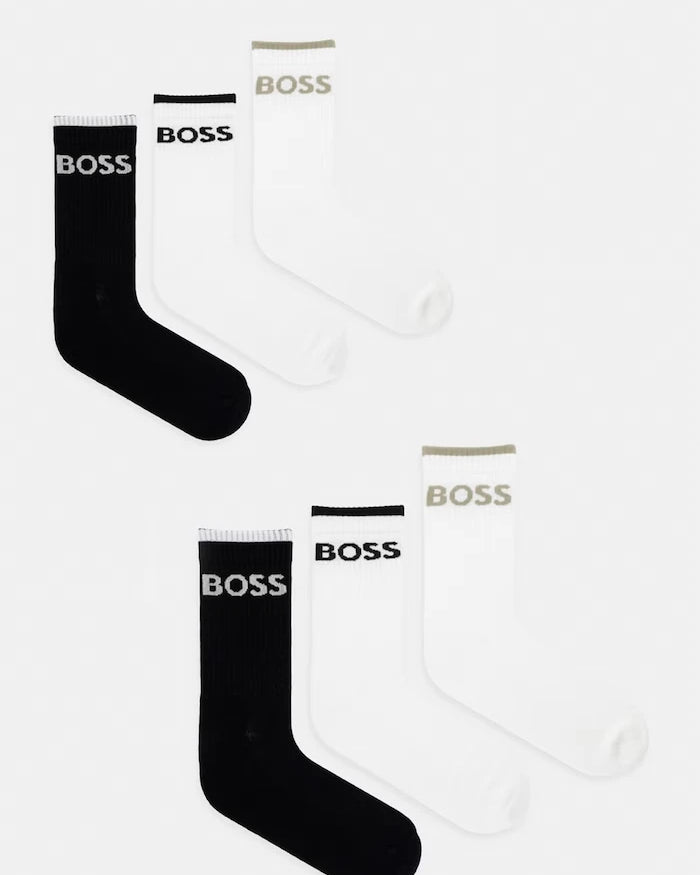 BOSS Erkek Çorap 6P QS Stripe CC 6 Çift