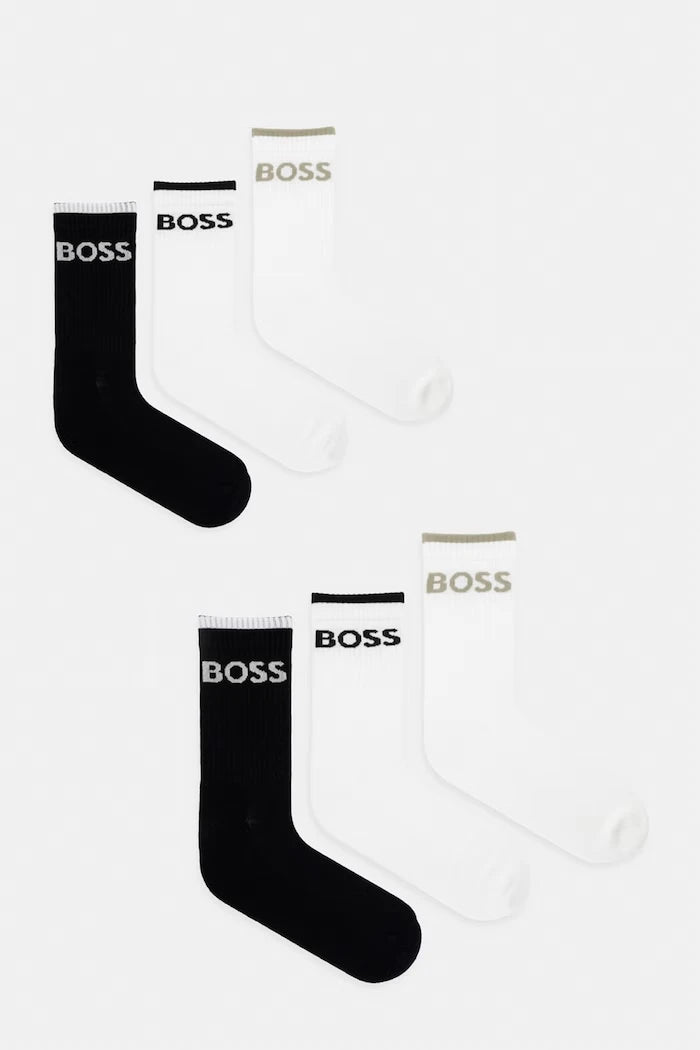 BOSS Erkek Çorap 6P QS Stripe CC 6 Çift