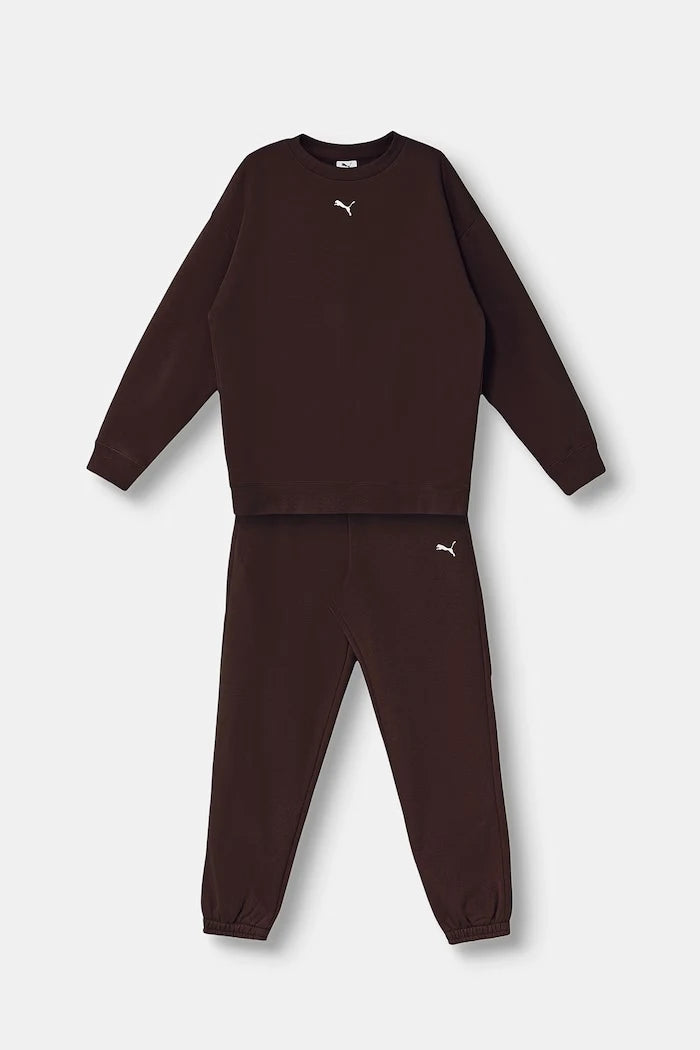 Puma çocuk pamuklu eşofman takımı Loungewear Sweat Suit