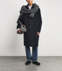 System Navy Wool-Alpaca Overcoat