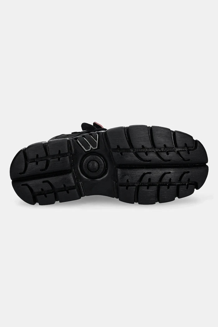 Nubuk New Rock Nobuck Negro + Nobuck Rosa + Tower Negro Lateral