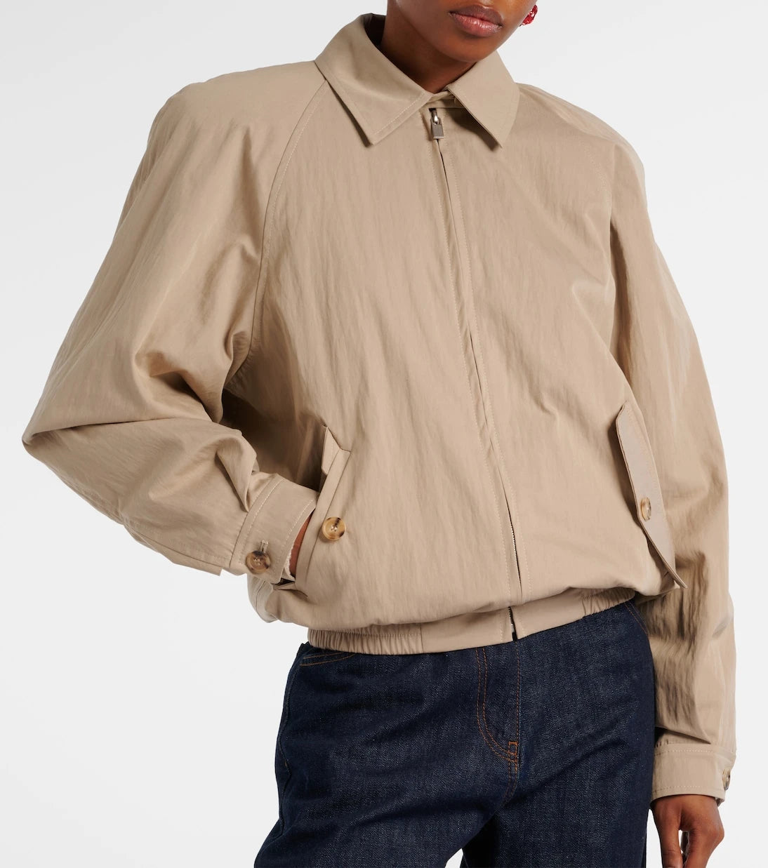 Magda Butrym - Cotton-blend blouson jacket