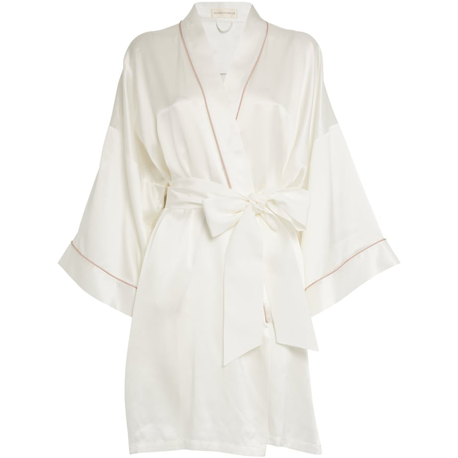 Ivory Silk Mimi Robe