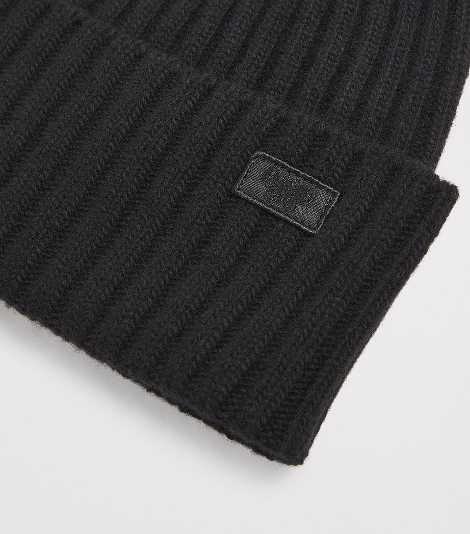 Weekend Max Mara Black Virgin Wool Beanie