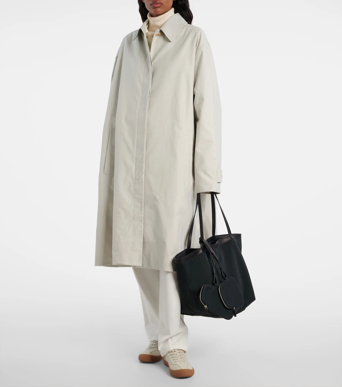 The Row - Park Three Stitch reversible canvas tote bag