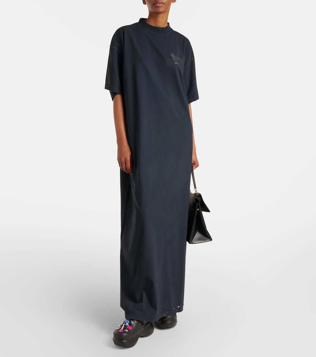Balenciaga - x Crocs بغال بلاتفورم مزخرفة