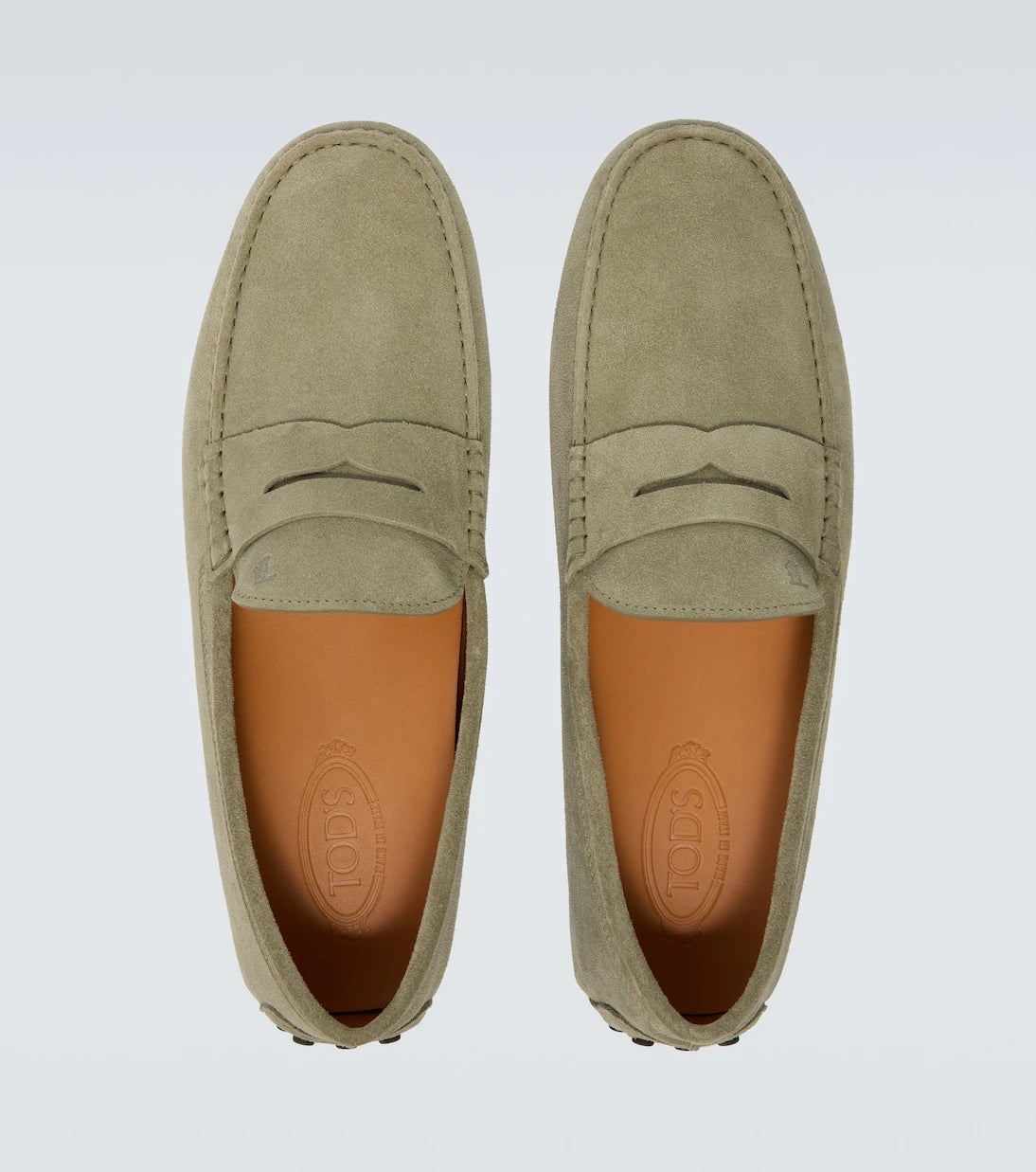 Tod's - Gommino suede loafers