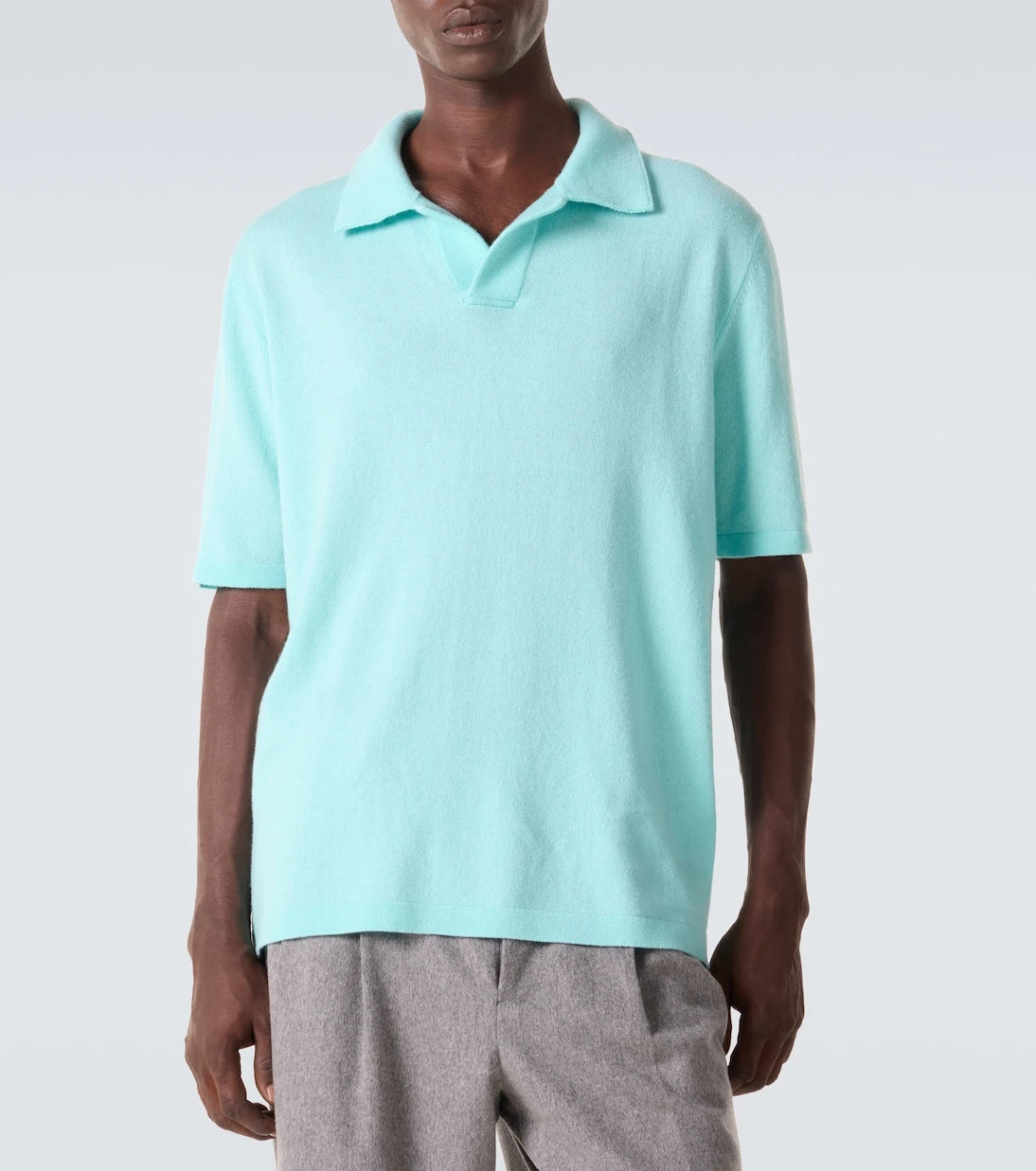 Allude - Wool and cashmere polo sweater