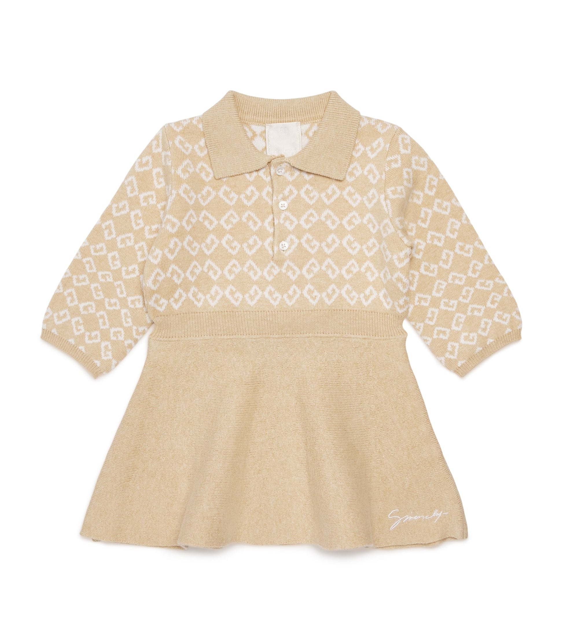 Givenchy Kids Cotton-Cashmere Monogram Dress (6 Months-3 Years)