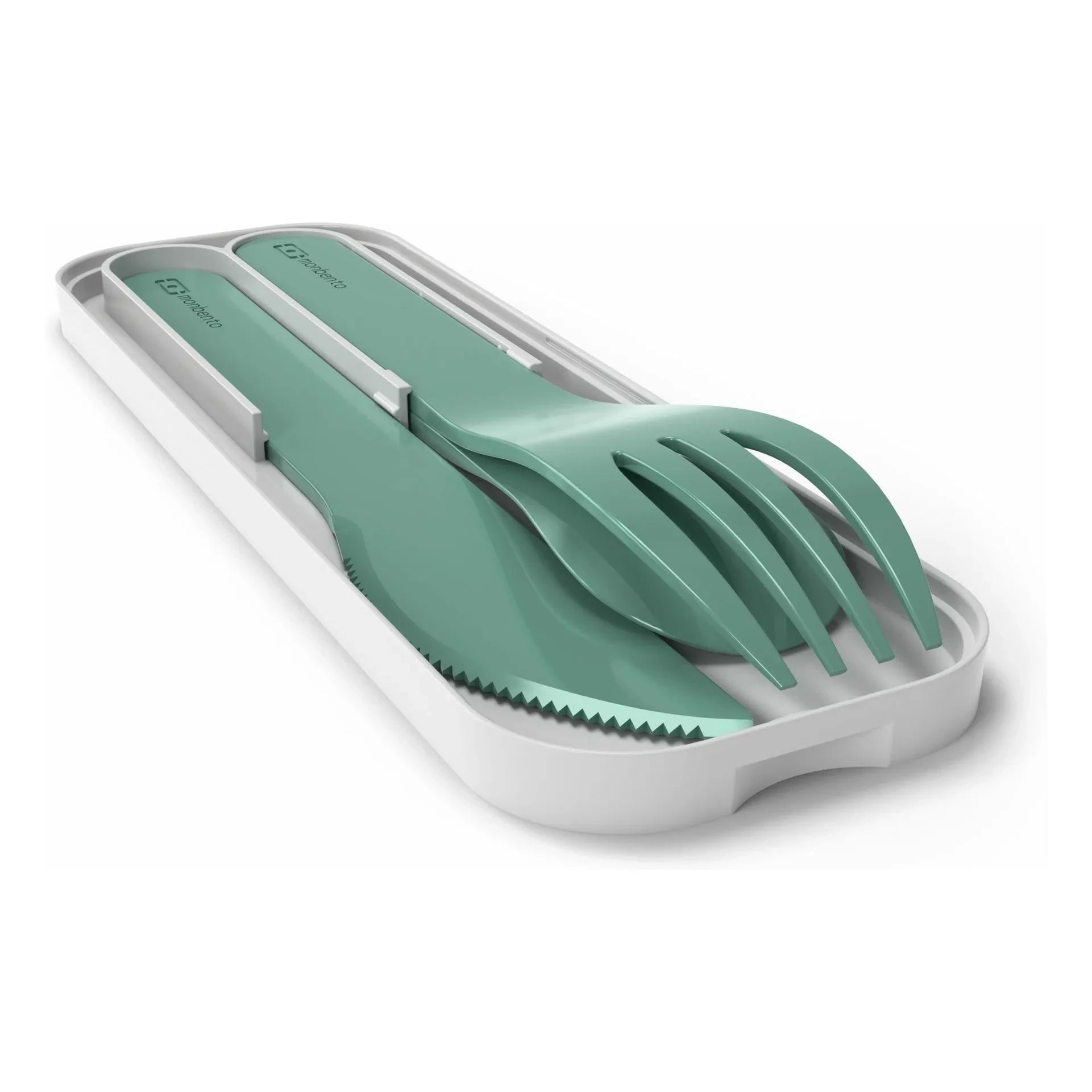 Monbento - MB Pocket Color biodegradable cutlery | Forest Green