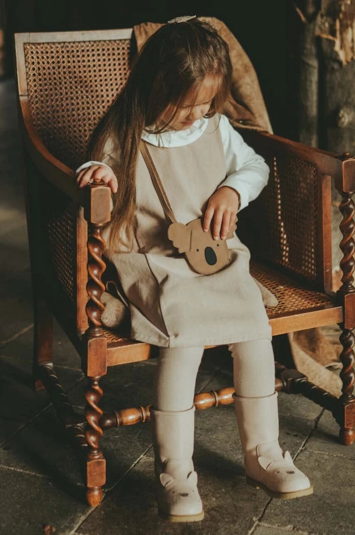 Детска кожена чанта Donsje Britta Classic Purse Koala