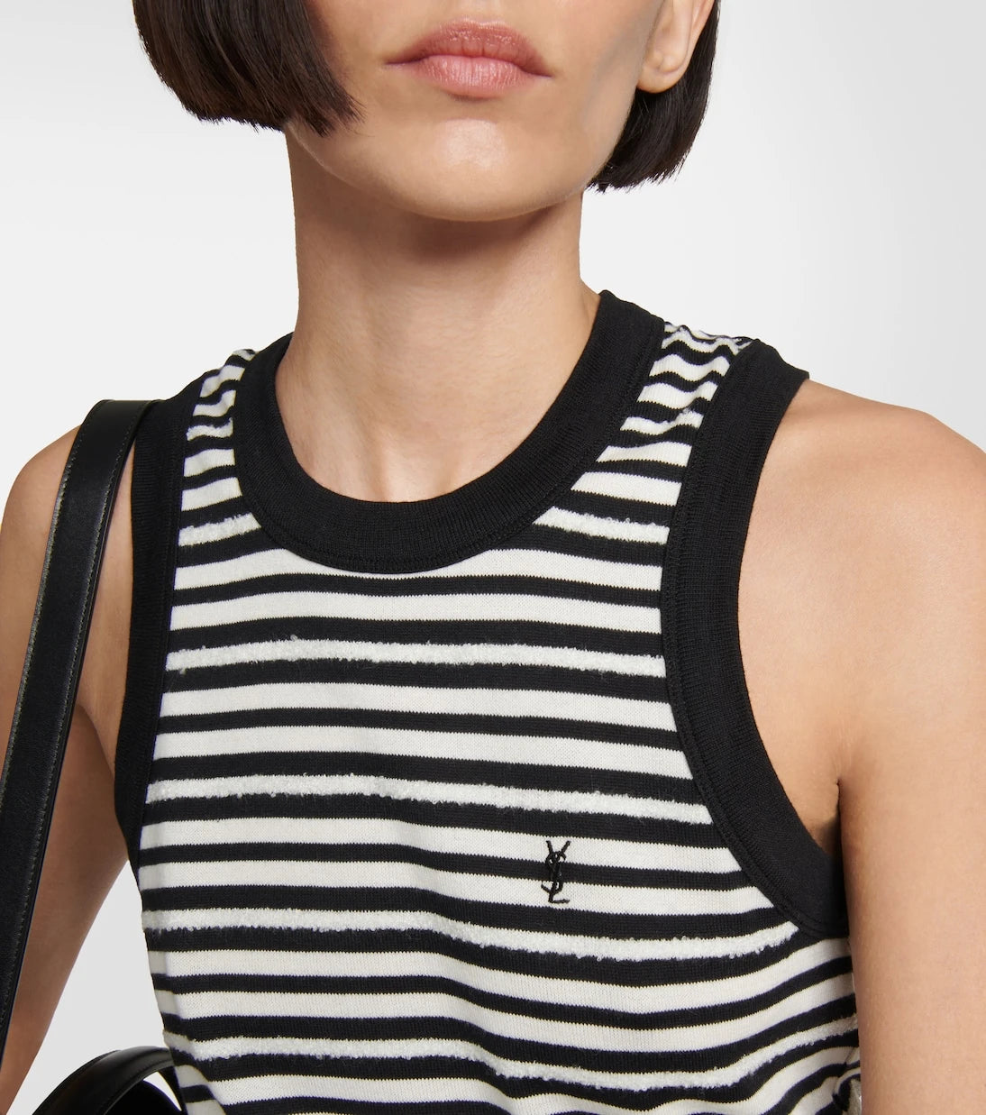 Saint Laurent - Cassandre striped jersey top