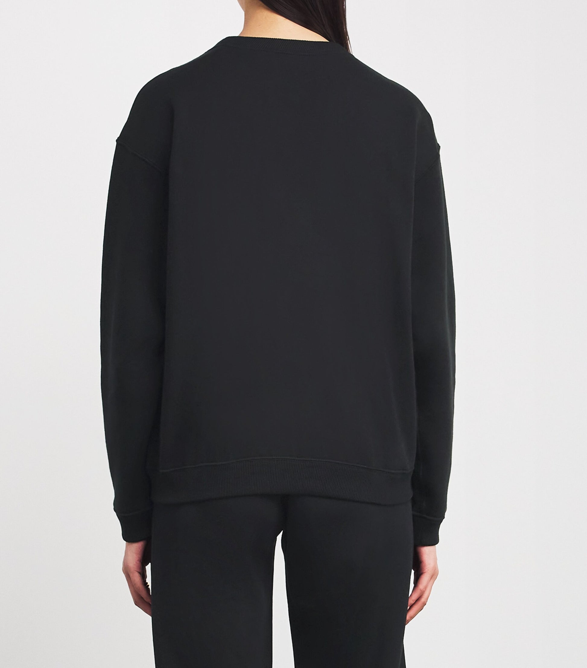 Fleece Polo Pony Sweatshirt POLO BLACK