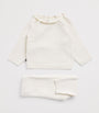 Petit Bateau Cotton Cardigan and Trousers Set (1-18 Months)