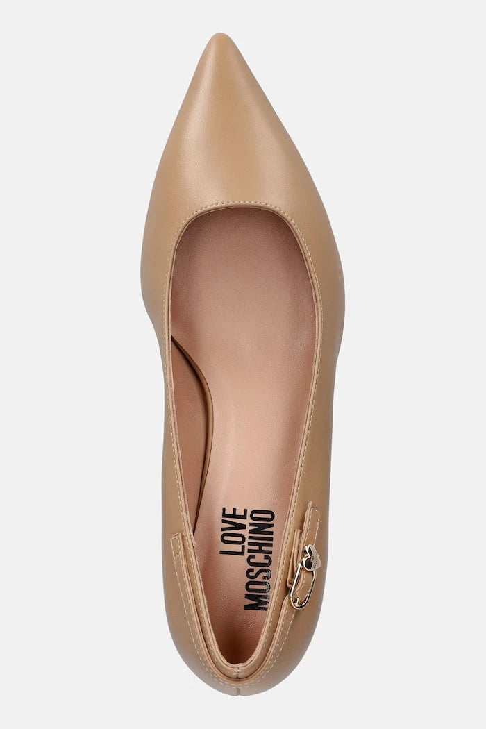 Love Moschino Topuklu Deri Ayakkabı