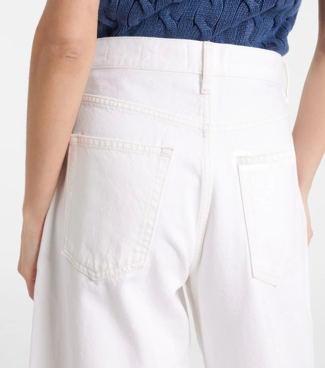 Frame - Bubble high-rise barrel-leg jeans