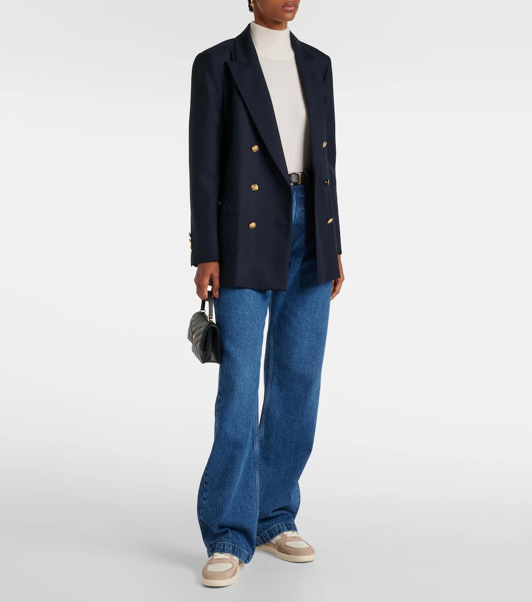 Tory Burch - Clover Court suede and leather sneakers