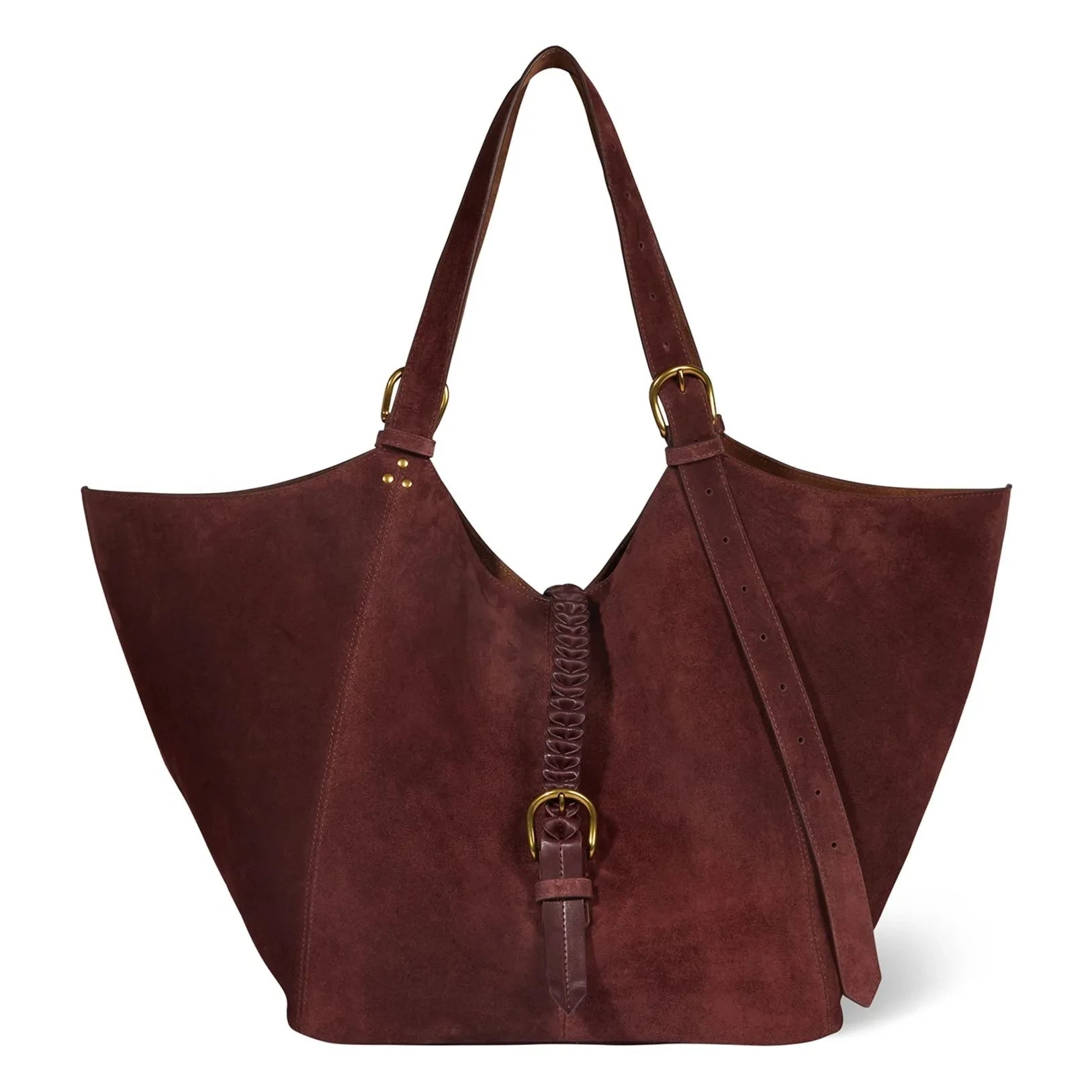 Jérôme Dreyfuss - Joseph M Bag Velvet crust | Dark red