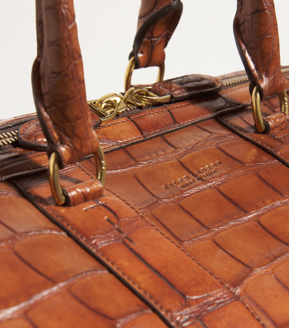 Alligator Leather Welington Duffle Bag