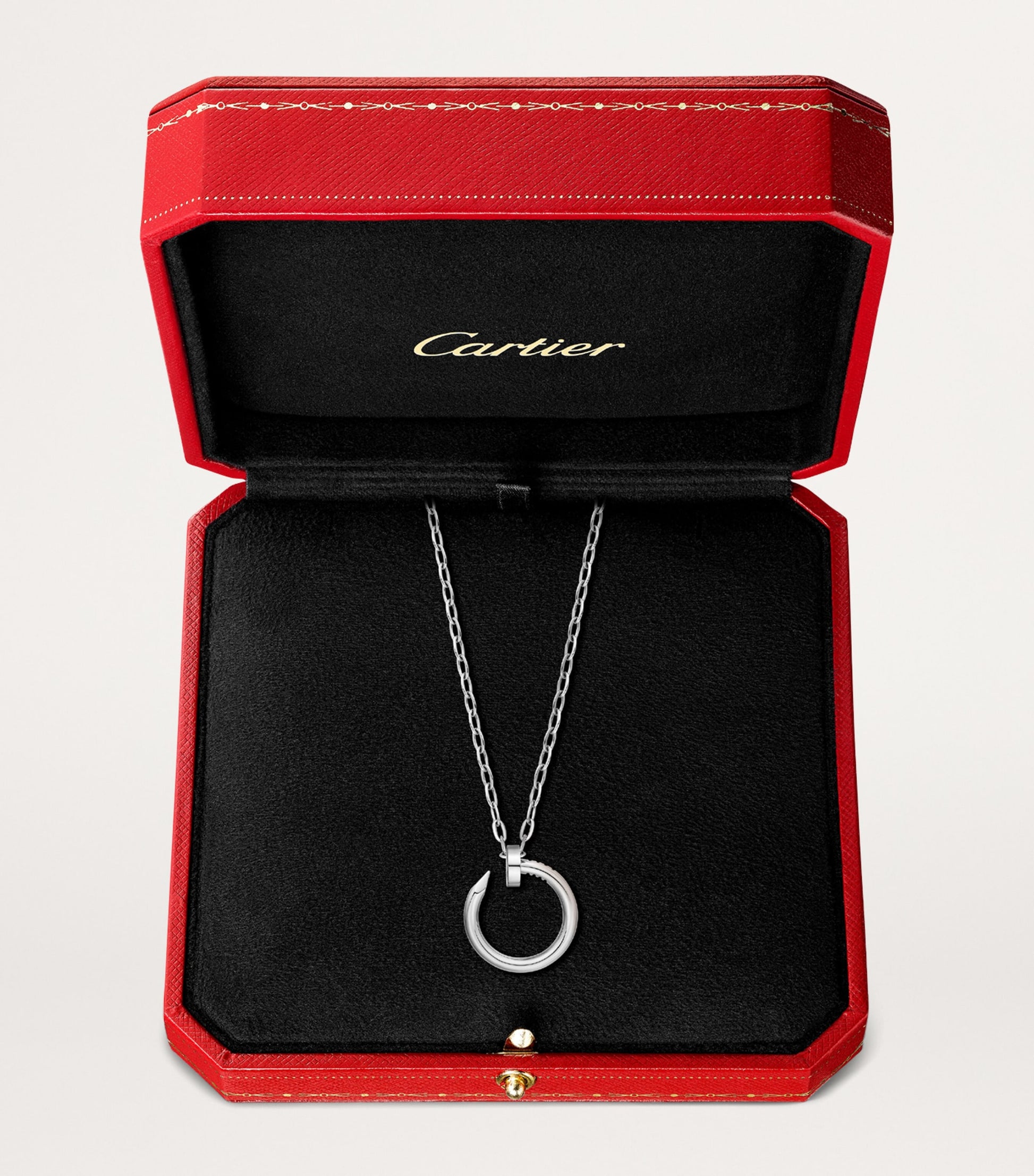 Extra-Large White Gold Juste un Clou Necklace