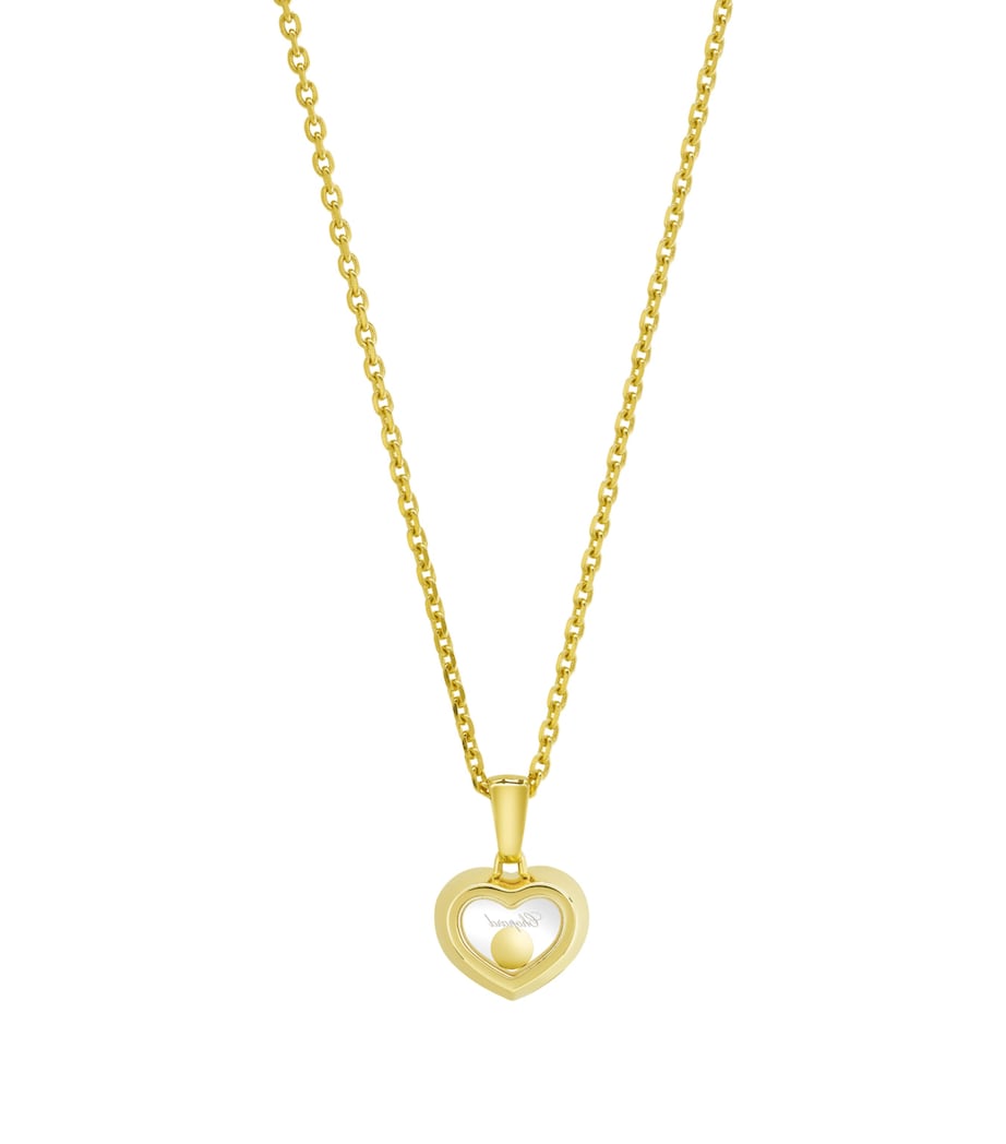 Yellow Gold and Diamond Happy Diamonds Icons Pendant Necklace