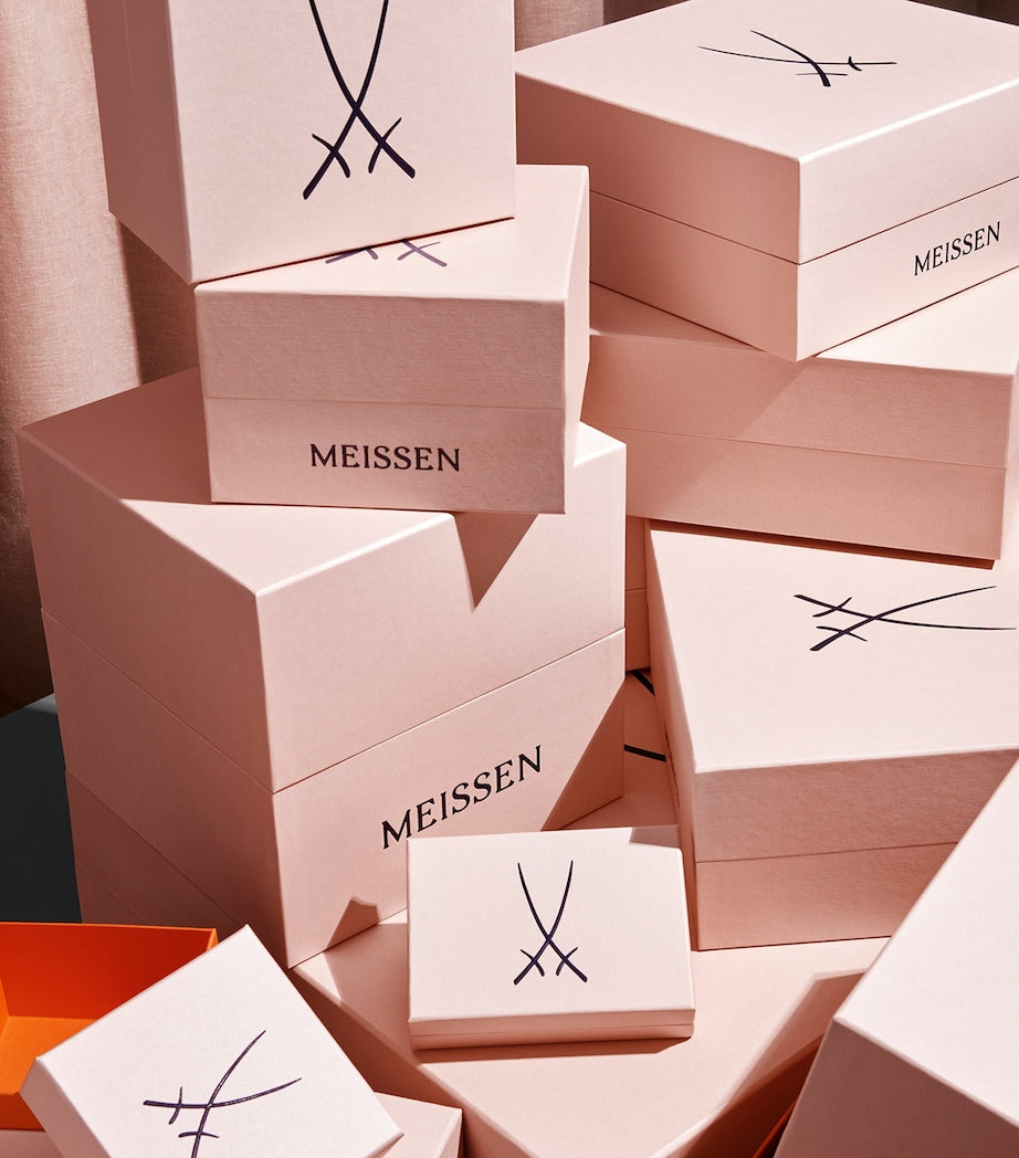 Meissen Porcelain Waves Relief Cake Platter (26.5cm)