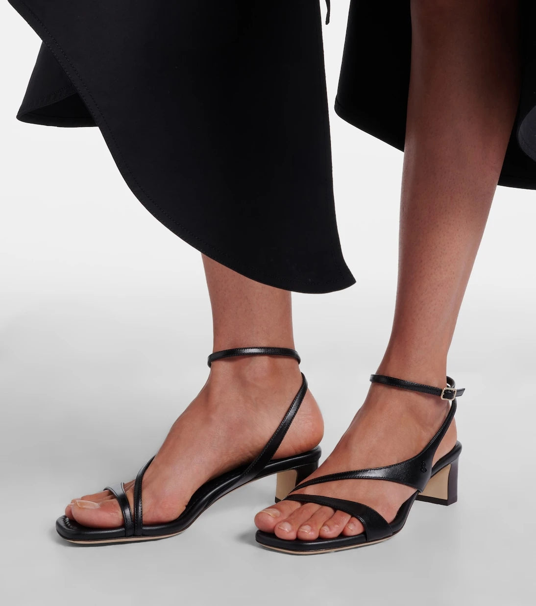 Jimmy Choo - Faye leather slingback sandals