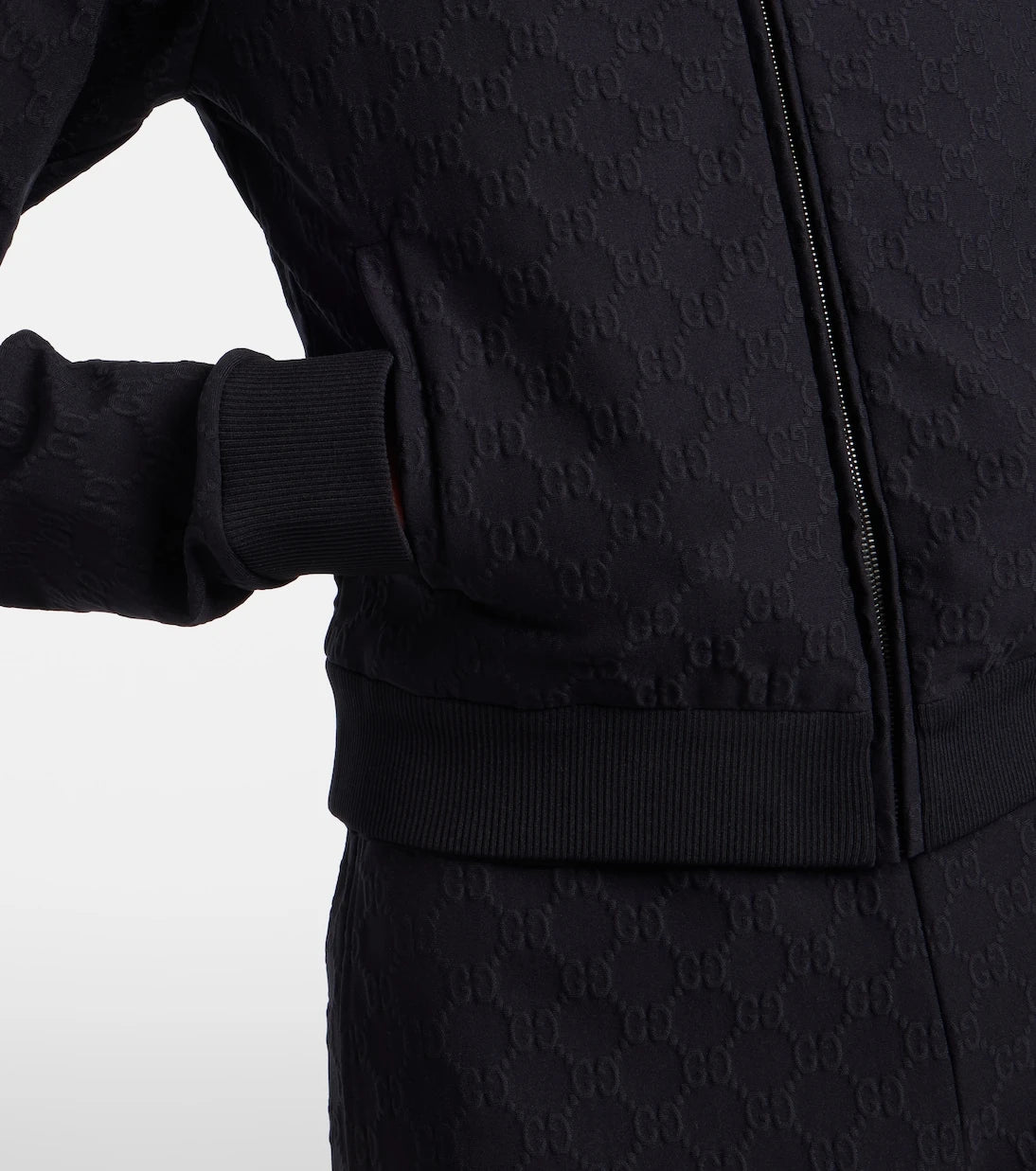 Gucci - GG jacquard jersey track jacket