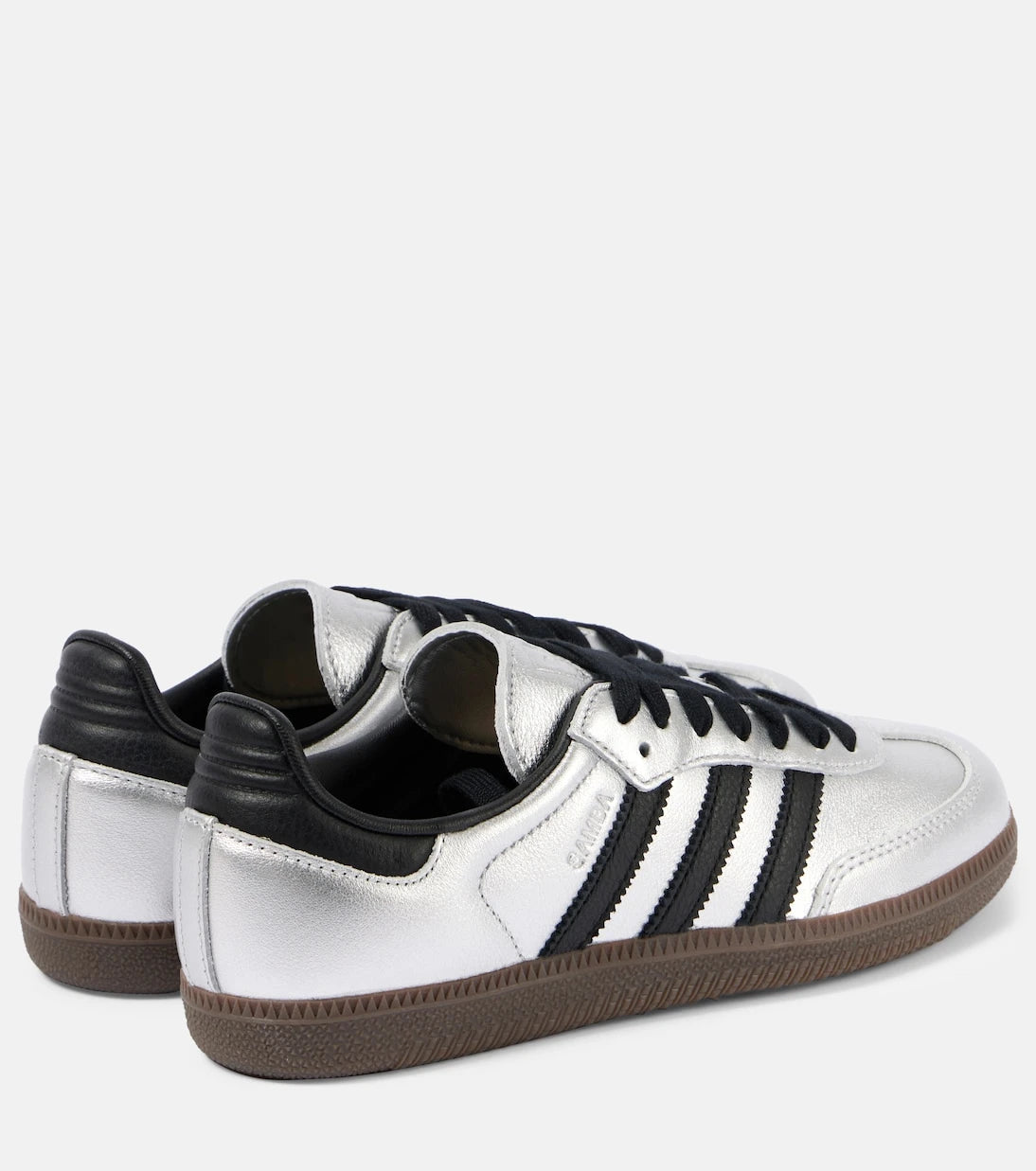 Adidas - Samba OG metallic leather sneakers