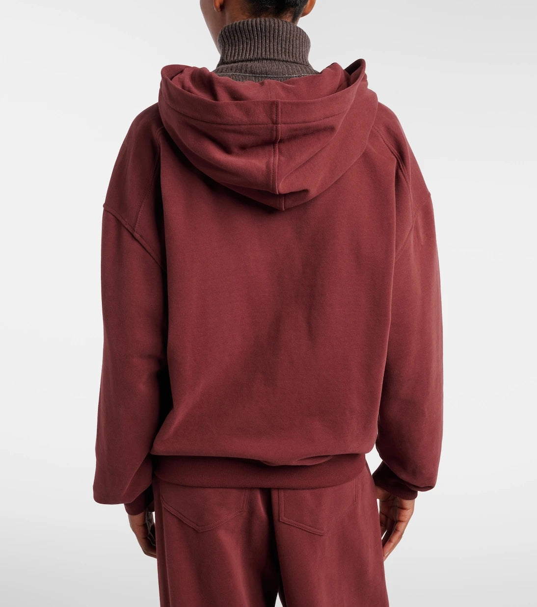Brunello Cucinelli - Monili cotton jersey zip-up hoodie