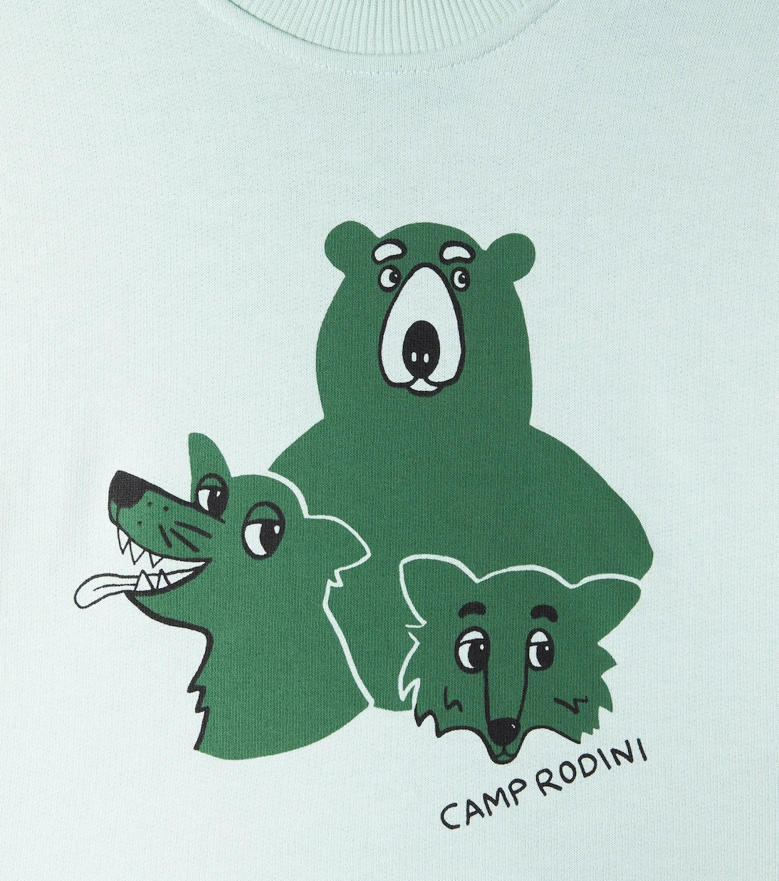 Mini Rodini - Baskılı pamuk jarse sweatshirt
