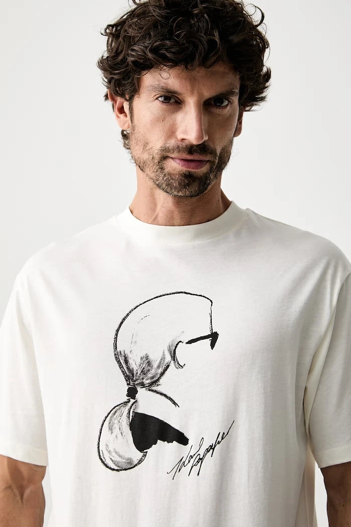 Karl Lagerfeld erkek pamuklu tişört