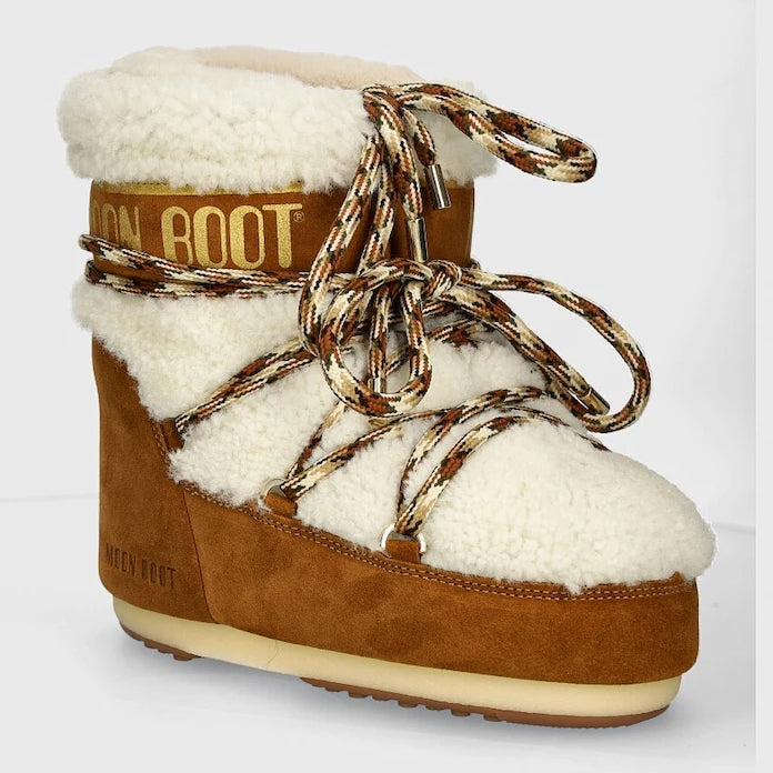 Moon Boot MB ICON LOW SHEARLING Süet Apre Ski Çizmesi