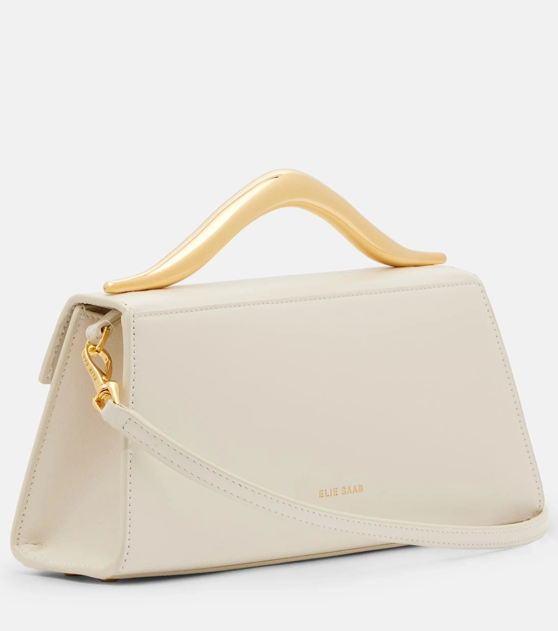 Elie Saab - Petit Wave leather top-handle bag