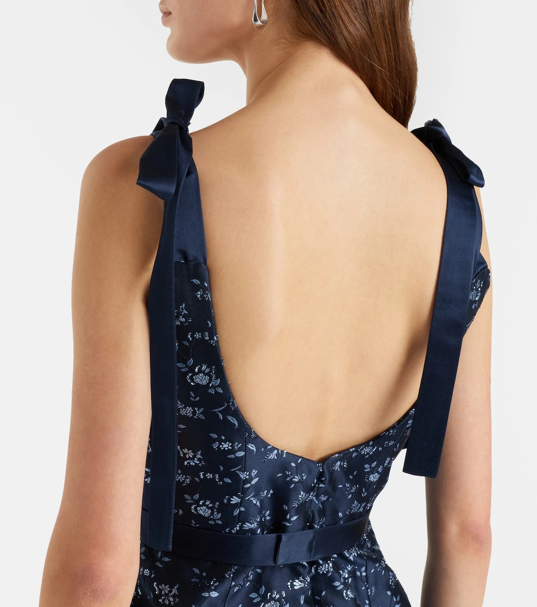Markarian - Acacia floral brocade corset dress