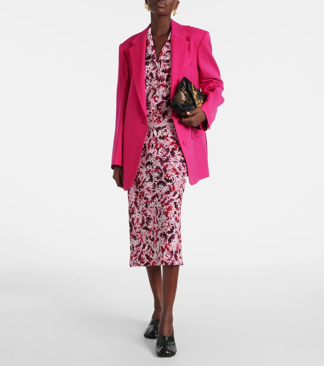 Dries Van Noten - Floral pencil skirt