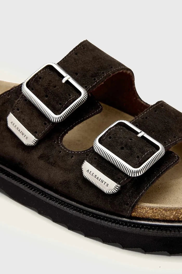 Велурени чехли AllSaints Randal Sandal