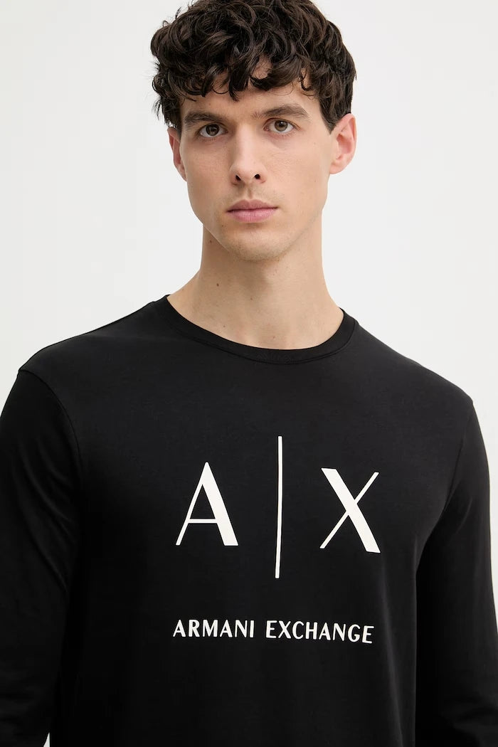 Armani Exchange uzun kollu erkek pamuklu