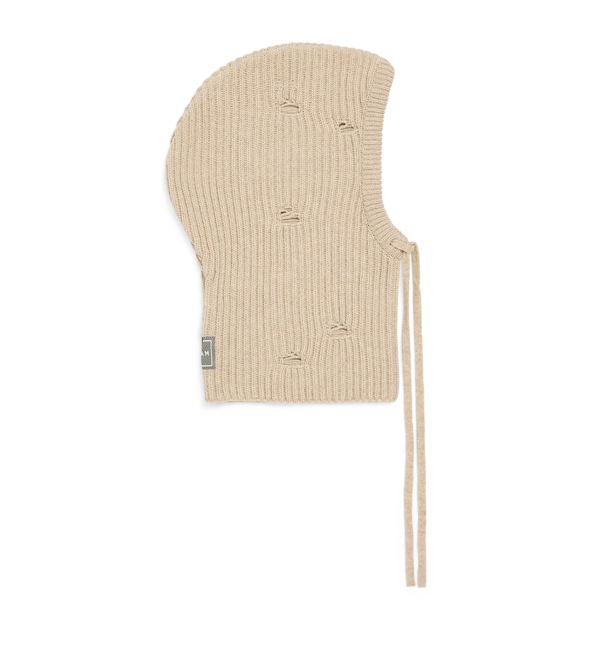 MM6 Maison Margiela Wool-Blend Distressed Balaclava