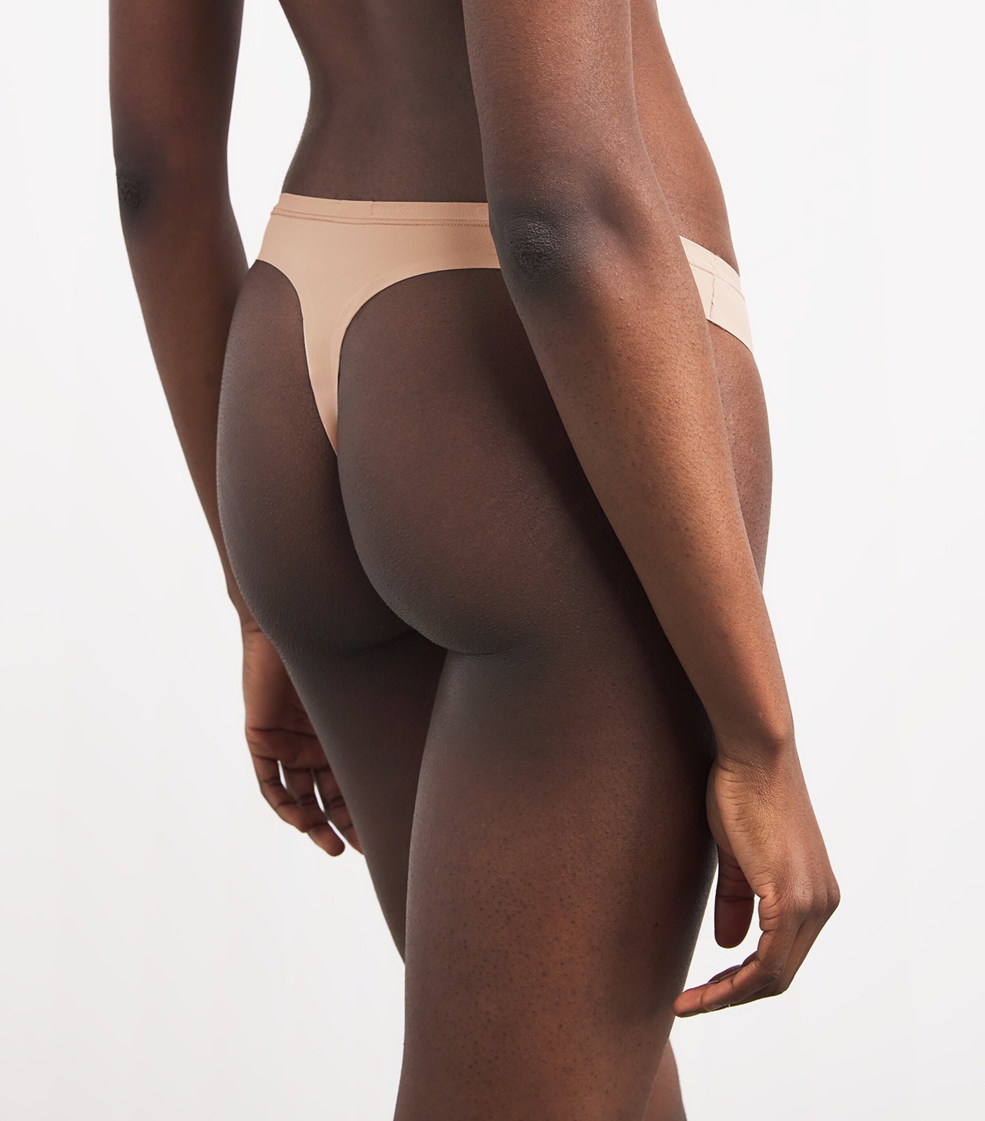 Calvin Klein Beige Seamless Thong