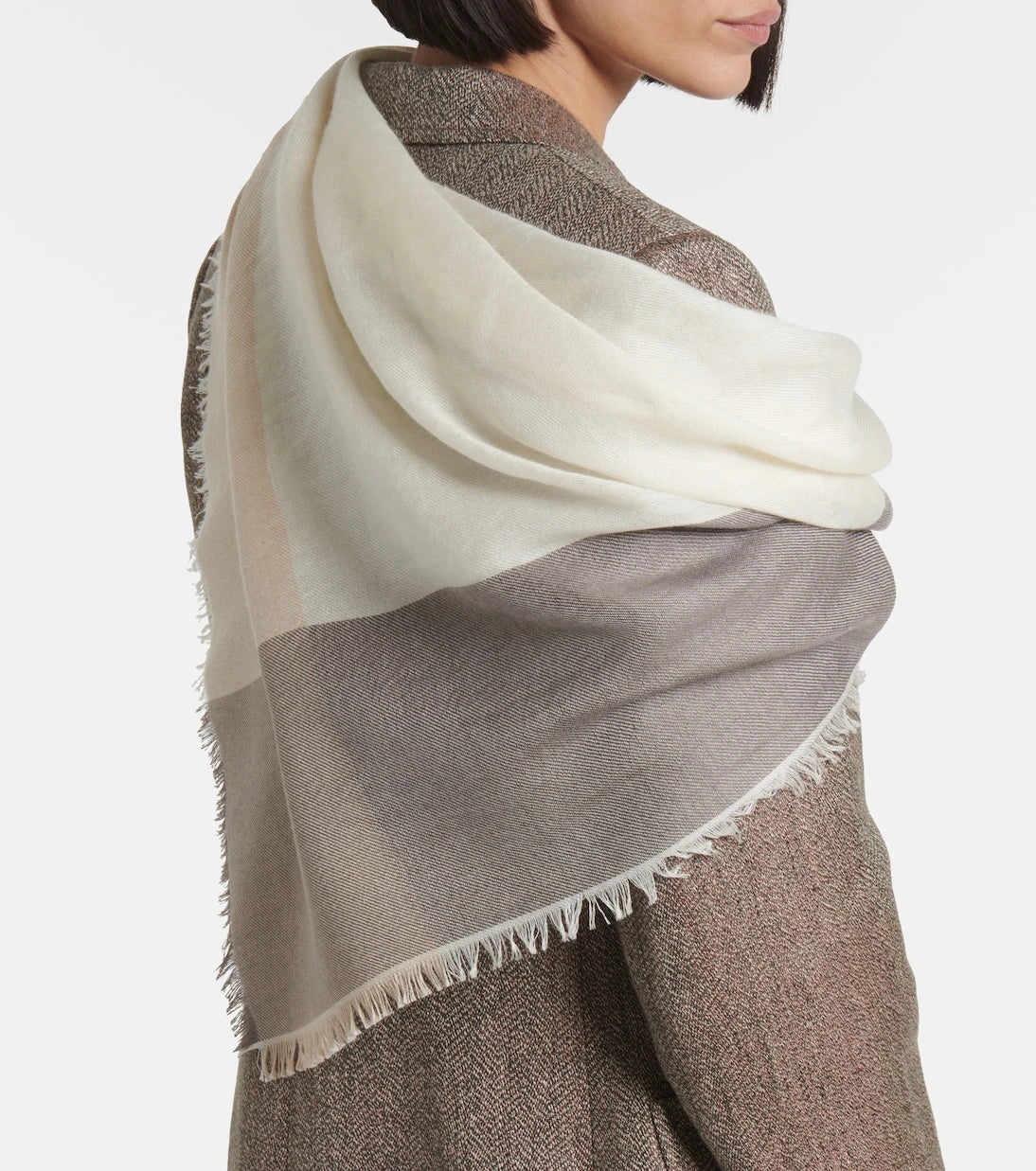 Loro Piana - Carre silk and cashmere scarf